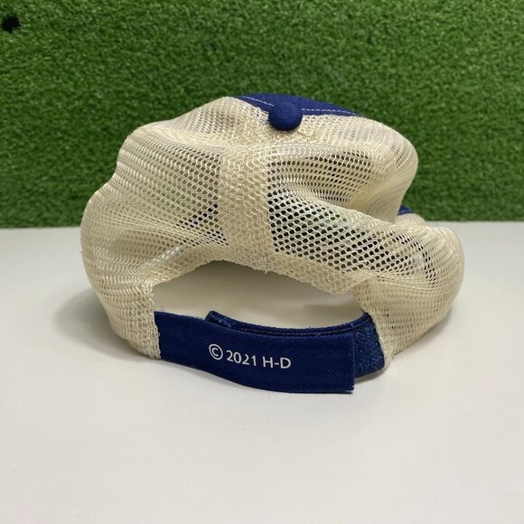 Harley Davidson Youth Boys Woven #1 Adjustable Trucker Baseball Hat Cap 7280931 - Picture 2 of 6